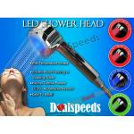 Wholesale Bathroom Shower Head!RGB Color 8-LED Digital Water Temperature Visualizer Shower Head-LED-1001A