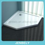 Diamond white Abs/Acrylic/stone low shower base-FBL-06