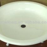 round cast iron enamel shower tray-HYQ-