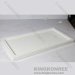 modern bathrooms design acrylic solid surface/stone resin shower pan-Shower tray