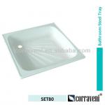 cheap enamel steel shower tray SET80-SET80