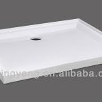 popular acrylic solid surface shower tray, shower basin