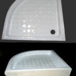 Ceramic shower tray-