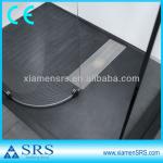 Honed black granite shower tray-ST001