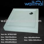 Acrylic corner shower tray base black shower tray-WTM-01005