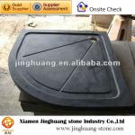 Black granite stone deep shower trays M16-JH-M16