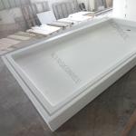 artificial marble shower base,acrylic stone shower base