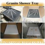 Top qualtiy solid stone shower base-Gofor- shower tray