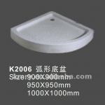 New!Acr-shape Acrylic Shower Tray (K2006)-K2006