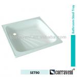 cheap enamel steel shower tray SET90