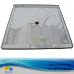 White Carrara Marble Shower Base-