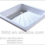 Acrylic shower tray TB-T003,sector/square shower tray with self support,simple shower tray,good price&amp;quality in Chinese factory