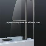 6mm Frameless Tempered Glass Pivot Folding Bathtub Shower Screen-RLJ-132D