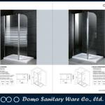 Folding Glass Bath Shower Screen Decoration-ALICANTE