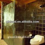 fused glass shower door-td-963