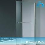tempered glass square flameless over bath shower screen-AOOC1504CL
