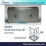 Stainless Steel Glass Clip 180 degree-GC007-A