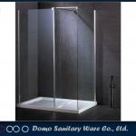 Semi Frameless Shower Wall With Side Panel-RIMINI