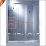 hinged bath screen with frame-G034