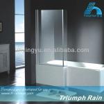 adjustment double glass bath shower door-AOOC1507CL