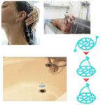 Clean Filter for removing dirty hair &amp; pet hair in Bathtub-