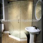 casting textured glass shower room-TD-SRG-003