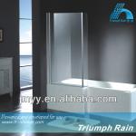 AOOC1507CL Adjustment double glass aluminium shower screen profile-AOOC1507CL