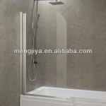 6mm glass bathroom paneling with PVC seals-