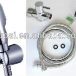 quality luxurious abs Shattaf Bidet set with t-adapter +hose +holder ( A101-1)