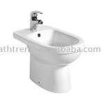 Pedestal Toilet bidet with single faucet hole-WIM761