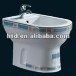 Elegant design Ceramic Bidet-3006 blue
