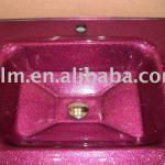 strange shape glass basin-LM004