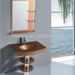 gooden wood grain painting glass basin-226