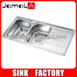 2013 New fashion double bowl bathroom sink-JDB-12050