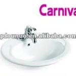 Bathroom ceramic above counter basin 6641-6641