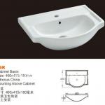 460mm small ceramic bathroom cabinet basin-46R