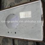 bianco carrara marble one piece bathroom sink and countertop-bianco carrara marble one piece bathroom sink and 