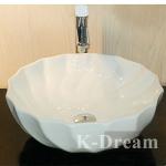 Sanitary Wares Washing Basin Solid Surface Bathroom Sink-26AB