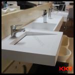 Bathroom Solid surface rectangular wash basin-KKR bathroom sink