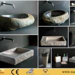 Classical carved kitchen stone sink and Marble Wash Basin-B-0022