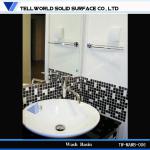 2014 Newest Fashion Design Bathroom Furniture Solid Surface wash basin sink-TW-MAWB-006