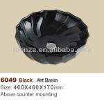 bathroom sink black face wash basin ceramic basin-6049B