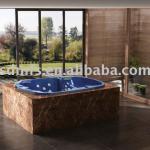 whirlpool spa tub for 4persons massage bathtub SFB-326, imported acrylic material-SFB-325