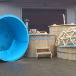 plastic hot tub-