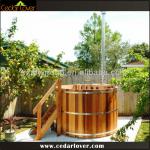 Western red cedar hot tubs made in china-RWHA-5X3-RC-1I