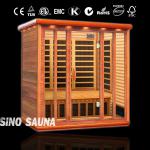 4 person attractive infrared sauna with carbon heater and ceramic heater together-XQ-041C