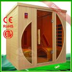 2014 New Product Cheapest Ceramic Far infrared Sauna heater Prefabricated full spectrum infrared Sauna Room with Chairs GW-YS101-GW-YS101