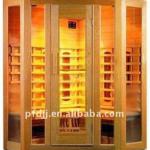 High Quality cedar &amp; hemlock beautiful Infrared Sauna Room-PFD-004He