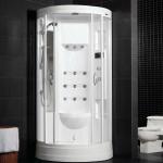 cUPC cETL CE computerized White Acrylic steam shower cabin-ZA218