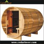 High quality sauna outdoor wooden barrel cabins-SARC-8x6-C1